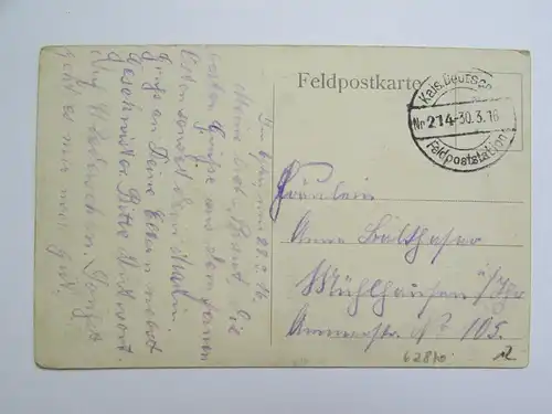 62870 AK Mitau Jelgava Lettland Dt. Soldatenheim Vortrags Saal 1916 Feldpost