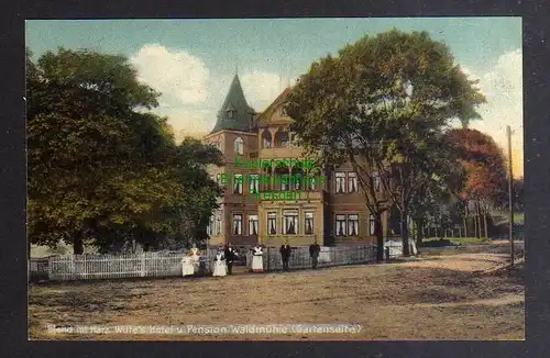 129032 AK Elend im Harz Wittes Hotel u. Pension Waldmühle um 1910
