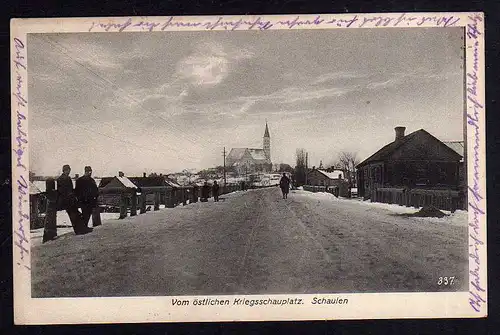 95394 AK Schaulen Szawle Siauliai östlicher Kriegsschauplatz 1917