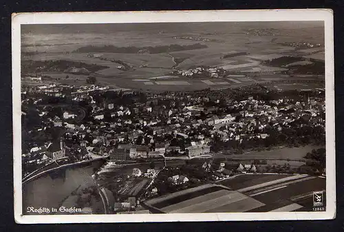 94401 AK Rochlitz in Sachsen Flieger Foto aus 200m Höhe Luftbild Fliegeraufnahme