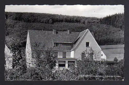 99385 AK Oeventrop Sauerland Arnsberg Pension Kordel 1961