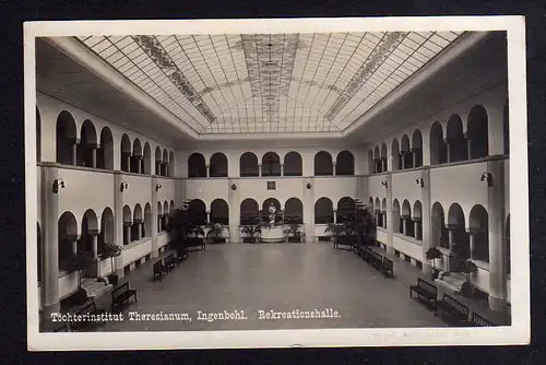98392 AK Ingenbohl Schwyz Töchteinstitut Theresianum Rekreationshalle 1925