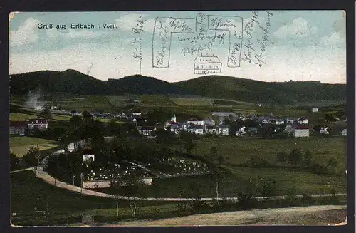 78378 AK Erlbach Vogtland 1911