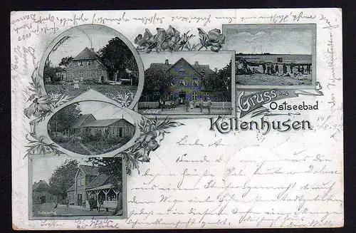 78879 AK Kellenhusen 1897 Ostseebad Hofes Gasthof Wintershof Pension Andacht