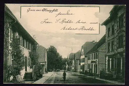78158 AK Königsfeld Baden 1903  Straßenpartie