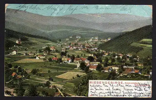 78396 AK Riesengebirge Krummhübel 1905