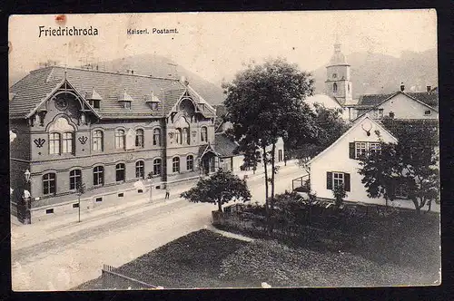 78678 AK Friedrichroda Kaiserliches Postamt 1907