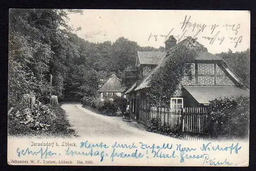 78288 AK Israelsdorf bei Lübeck 1906