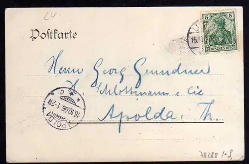 78288 AK Israelsdorf bei Lübeck 1906