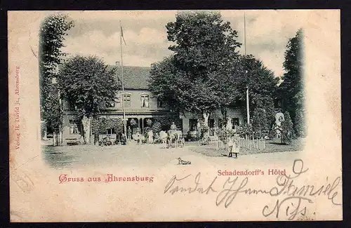 78881 AK Ahrensburg 1900 Schadendorffs Hotel