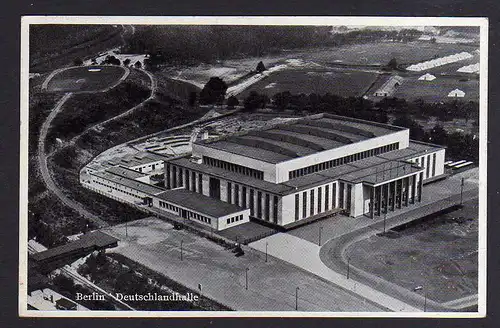 91820 AK Berlin Deutschlandhalle 1939 Hansa Luftbild