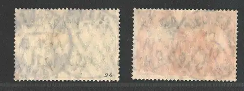 B3612 DP in China 44 I A Peking 1916 Kriegsstempel 45 I A Schanghai 1911