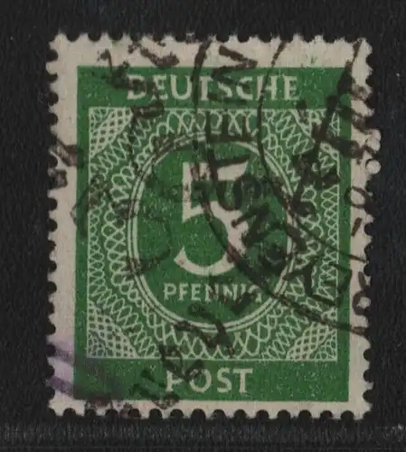 h6382 SBZ Handstempel Bezirk 36 Freyenstein Ziffer 5  gestempelt gepr. BPP