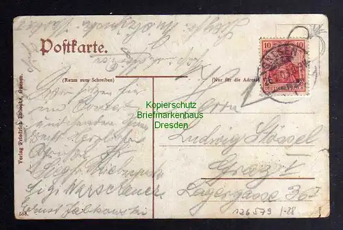 126579 AK Gniezno Gnesen 1906 Totalansicht mit Gawellsee