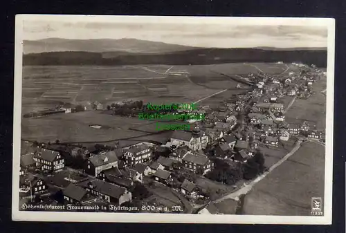 127706 AK Frauenwald in Thüringen Luftbild Fotokarte 1936