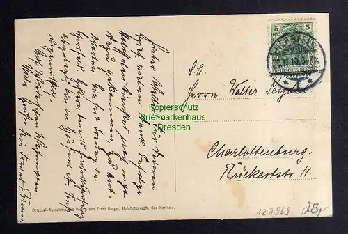 127969 AK Bad Hersfeld Kriegsschule 1910