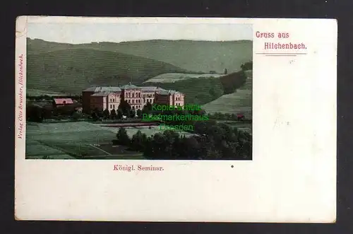131460 AK Hilchenbach um 1905 Königl. Seminar