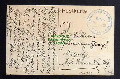 131369 AK Morhange Mörchingen Total 1915 Feldpost Ersatz Depot Inf. Rgt. 97