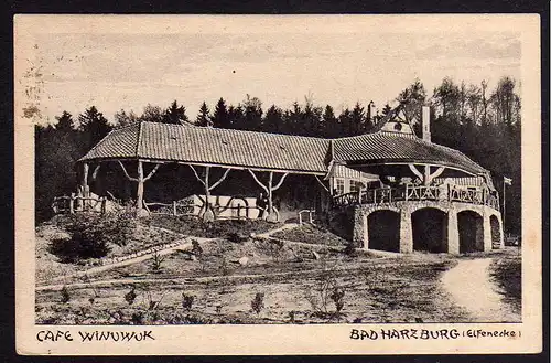 76752 AK Bad Harzburg Elfenecke 1923 Cafe Winuwuk