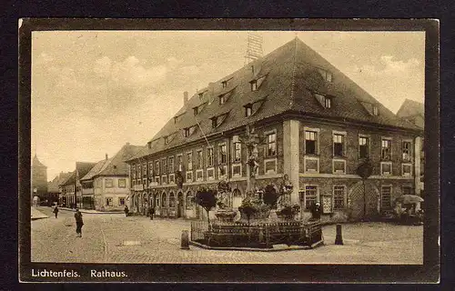 76699 AK Lichtenfels Rathaus 1920