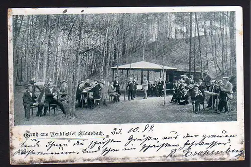 79872 AK Neukloster Klaasbach 1899 Restaurant Biergarten