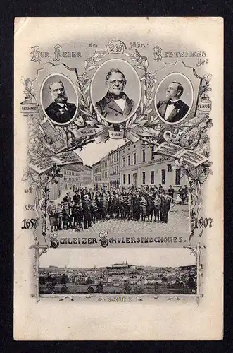 97628 AK Schleiz 1907 250 Jahrfeier Schleizer Schülersingchor