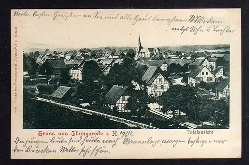 99296 AK Elbingerode Harz 1912 Totalansicht