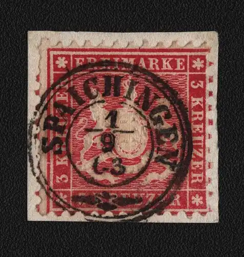 B11823 Württemberg 26c gepr. Irtenkauf BPP Spaichingen 1863
