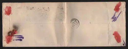 B13191 Brief Wertbrief DR Hindenburg 1940 Dresden an Amtsgericht Radeberg