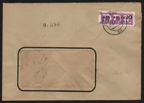 B13237 DDR ZKD 15 1300 Brief 1957 VEB Chemische Fabrik von Heyden Radebeul Dres