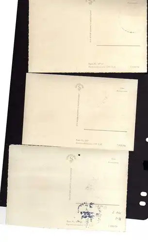 B139 DDR 492 493 494 3 seltene Maximumkarten Bauwerke 1955 Deutsche Staatsoper B