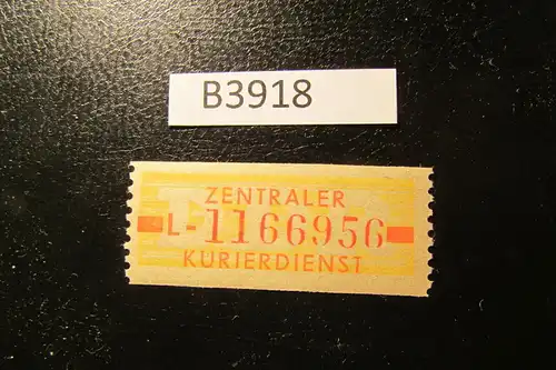 B3918 DDR ZKD B 18 I L ** ND postfrisch