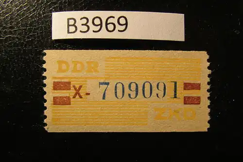 B3969 DDR ZKD B 25 X ** ND postfrisch
