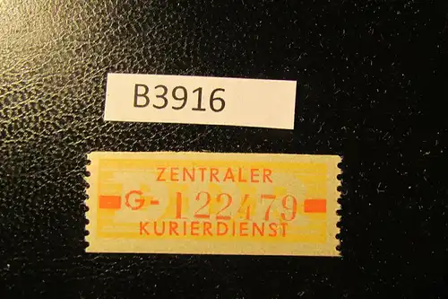 B3916 DDR ZKD B 18 I G ** ND postfrisch