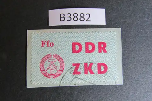 B3882 DDR ZKD C 5 Ffo Frankfurt Oder Strausberg echt gestempelt Briefstück