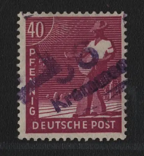 h6478 SBZ Handstempel Bezirk 36 Kremmen 40 Pfg. * Postmuseum ND gepr. BPP