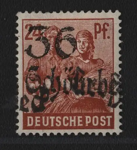 h6424 SBZ Handstempel Bezirk 36 Groß Schönebeck 24 Pfg. *, gepr. Ballschmidt