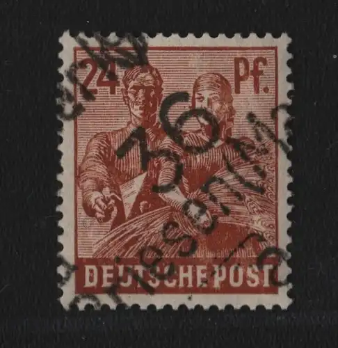 h6512 SBZ Handstempel Bezirk 36 Briesen Mark 24 Pfg. 174 * gepr. BPP