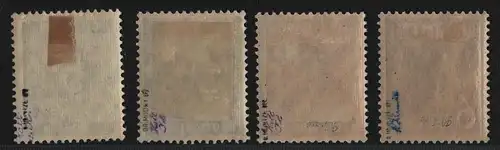 h6286 SBZ Handstempel Bezirk 36 Brück Mark a 4 Werte * gepr. BPP mit Zi. 5