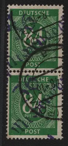 h6568 SBZ Handstempel Bezirk 36 Michendorf 2x Ziffer 84 gestempelt gepr. BPP