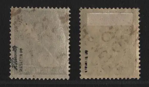 h6486 SBZ Handstempel Bezirk 36 Lautawerk schwarz 10, 20 Pfg- ** postfrisch BPP