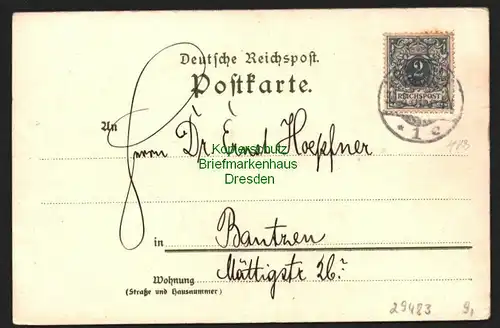 29483 AK Todtnau Litho Künstler Biese Veltens Künstlerpostkarte, gelaufen 1901