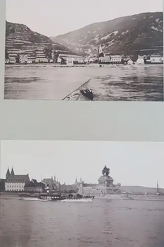 Album Friedrichroda Münster am Stein 50 eingeklebte Fotos speziell angefertigter