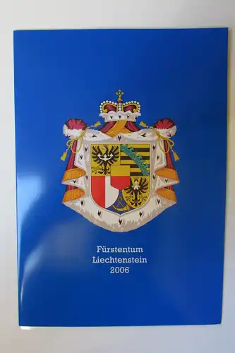 Liechtenstein 2006 ** Jahrgangsmappe mit Neujahrskarte