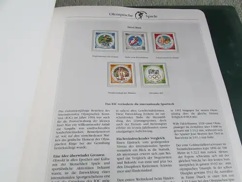 S304 Fußball WM 1994 2 Bände mit ca 197 Seiten postfrische Motivmarken aus aller