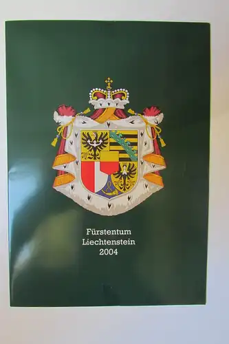 Liechtenstein 2004 ** Jahrgangsmappe mit Neujahrskarte