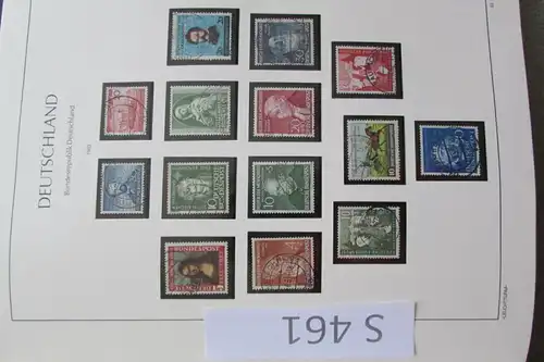 S461 BRD Bund Deutschland 1949 - 2004 überdurchschnittliche Sammlung meist Voll
