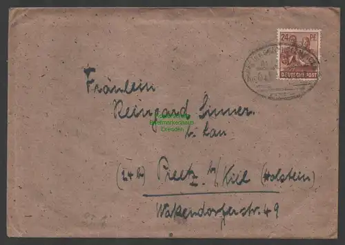 B-14642 Alliierte Besetzung Brief um 1947 Bahnpost - Holzminden Harriehausen