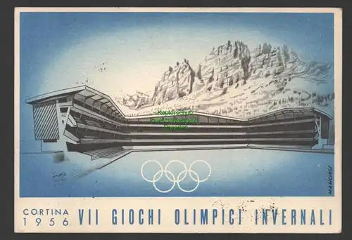 B-14793 Italien 1956 Olympische Spiele Cortina d’Ampezzo Olympische Winterspiele