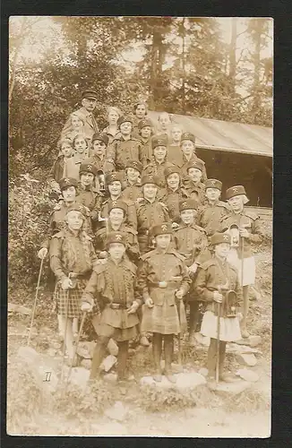 24347 AK Bergbau Erzbergwerk Fürstenberg bei Schwarzenberg 1927 Kinder Tracht